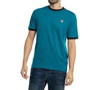 Fila Men's Marconi Ringer T-Shirt, Deep Lagoon/Black, M