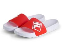 FILA Men's Morro Bay Lugo Slide Sandal, Red White, 8 UK