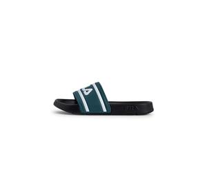 FILA Men's Morro Slide Sandal, Chesapeake Bay-Black, 44 EU