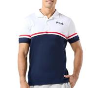 FILA Men's Navy/White Polo Shirt Primo, Marine, S
