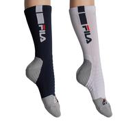 Fila Mens Pack-2 Long Running Socks F2525 for Women - Multicolour - Size 8.5-11.5 (UK Shoe)