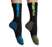 Fila Mens Pack-2 Long Running Socks F2525 for Women - Multicolour - Size 8.5-11.5 (UK Shoe)