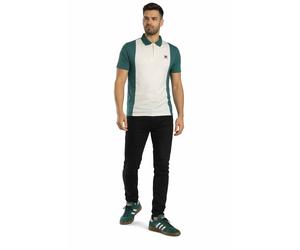 Fila Mens Polo T Shirt Golf Vintage Short Sleeve Cut & Sew Top Tennis Pierro Tee