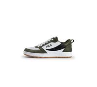 FILA Men's Rega NF Trainers, White-Olive Night, 46 EU, White Olive Night, 12 UK