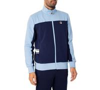 Fila Mens Retro Gavin Colour Block Track Jacket (UK, Alpha, 4XL, Regular, Regular, Navy)