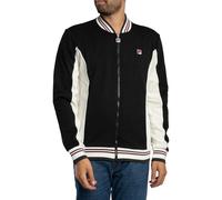 Fila Men's Settanta Baseball Track Jacket, Black