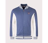 FILA Mens Settanta Baseball Track Jacket - Colour: 580 Vintage Indigo/Gardenia/Fila Navy - Size: XL