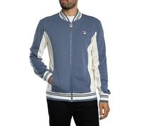 FILA Men's Settanta Baseball Track Jacket, Indigo/Gardenia/Navy, XXL