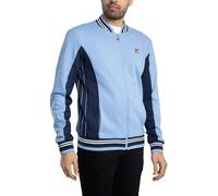 Fila Men's Settanta Baseball Track Jacket, Vista Blue/Navy/White, M