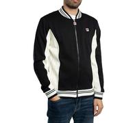 Fila Men's Settanta Track Jacket, Black/Gardenia, M