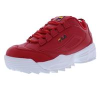 Fila Women's Disruptor II Sneakers, Red, 6.5 UK