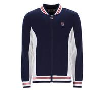 Fila Men's Settanta Track Jacket, Peacoat/Gardenia/Chinese Red, XXL
