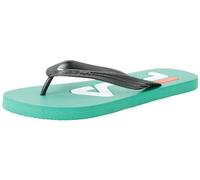 FILA Men's Troy Slipper Flip-Flop, Verdant Green-Black, 10 UK