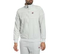FILA Men's Vittorio Velour Jacket, Dawn Blue/White, XL