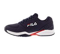 FILA Men's Volley Zone Pickleball Shoe (FILA Navy/FILA Red/White, 9.5)