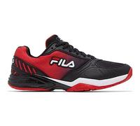 Fila Volley Zone Mens Pickleball Shoe, Black/White/Fila Red, 9 UK