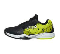 Fila Men's Volley Zone Sneaker, Black/White/Sfty, 6.5 UK