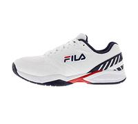 Fila Men's Volley Zone Sneaker, White/Navy/Red, 9 UK