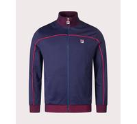FILA Mens Zayn Lenticular Track Top - Colour: 410 Fila Navy/Fila Red - Size: Large