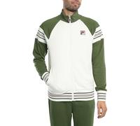 Fila Mens Zip Ferarra Track Top Cream/Green M