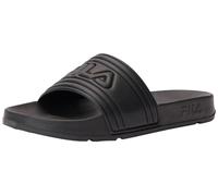 FILA Men's Morro Bay Slipper Slide Sandal, Black-Black, 10 UK