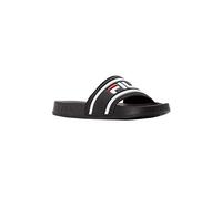 FILA Men's Morro Bay Slipper Slide Sandal, Black-Black, 10 UK