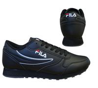 Fila Orbit Low Black Lace Up Casual Sports Womens Trainers 1010308 12V B15D (UK )
