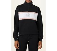 FILA Parella Relaxed Half-zip Sweatshirt Black-bright White size XL | Sweaters Outlet | Women | Black XL