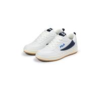FILA Men's Rega NF Trainers, White Navy-Antique White, 42 EU, White Fila Navy Antique White, 9 UK