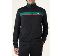 FILA Sagano Regular Taped Track Jacket Black size S | Shirts Outlet | Men | Black S