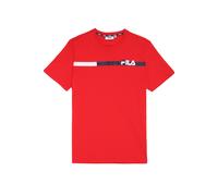 FILA Sidney Tee With Block Stripes True Red size XL | Print T-Shirts Outlet | Men | White XL