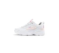 FILA Skye Teens Sneaker, White Carinaria, 4.5 UK