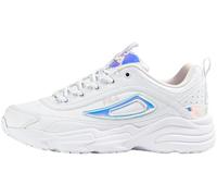 FILA Skye Teens Sneaker, White Purple Iridescent, 5.5 UK