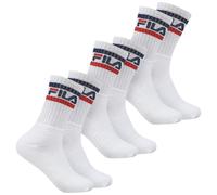 Fila Sports Socks X 9 Pairs Men’s / Women's Size 8-11 White Crew Socks 3 Packs