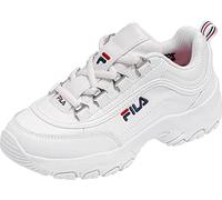 FILA Strada kids Unisex Kids’ Sneaker, white (White), 10 UK