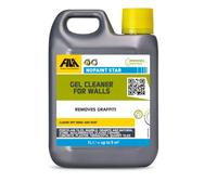FILA Surface Care Solutions Fila No Paint Star Professional Water-Based Gel Cleaner-Graffiti Remover from Bricks, Cement and Natural Stone, 1L
