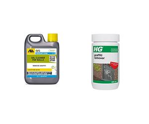 FILA Surface Care Solutions Fila No Paint Star Professional Water-Based Gel Cleaner-Graffiti Remover & HG Graffiti Cleaner, Powerful Spray Paint, Emulsion, Pen & Mark Remover for All Surfaces