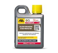FILA Surface Care Solutions, STONEPLUS, Colour Enhancer Stone Sealer Outdoor, Impregnator Sealer, Slate Tile Sealer Ideal for Natural Stone: Travertine, Granite etc. Matte Finish Patio Sealer, 375ml