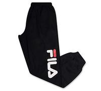 Fila Sweatapnts for Men Big and Tall Cotton Fleece Jogger Sweatpants Black 4X