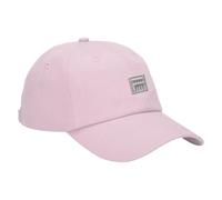 Fila Tonal F-Box Logo Patch Cotton Twill Slouch Adjustable Strapback Baseball Hat, Potpourri, One size