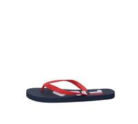 FILA Troy men Men’s Slipper, blue (Dress Blues/High Risk Red), 8 UK