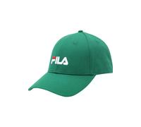 FILA Unisex Brasov 6 Panel Cap With Linear Logo Green Jacket size OS | Outlet | Unisex | White OS