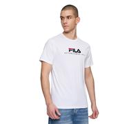 FILA Unisex Brill Tee Bright White size L | T-shirts Outlet | Unisex | White L