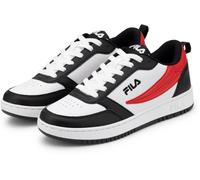FILA Unisex Children's Rega Nf Teens Trainers, Black Fila Red, 4.5 UK