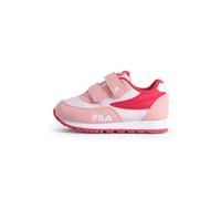 FILA Unisex Kid's Orbit Revolution Velcro TDL Sneaker, Powder Pink Azalea, 22 EU