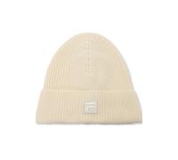 FILA Unisex Simonte High Top Logo Knit Beanie Egret size OS | Outlet | Unisex OS