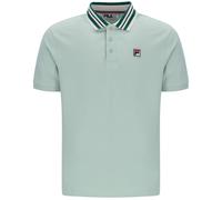 Fila Vintage Achille Heritage Tape Polo - Surf Spray L L