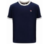 Fila Vintage Basilio Velour T-Shirt - Fila Navy S S