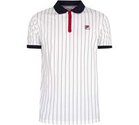 Fila Vintage BB1 Classic Vintage Striped Polo Shirt - White S S