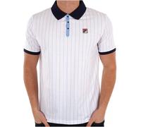 Fila Vintage BB1 Polo Shirt White / Navy / Blue
